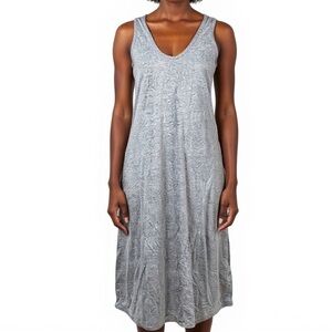 NWT - J.Crew Racerback Midi Tank Dress in Heather Gray Size XS